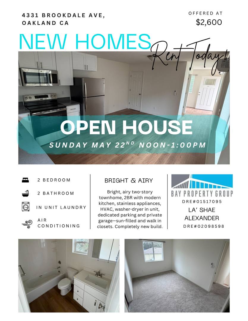 Apartment for rent at 4331-4337 Brookdale Ave, Oakland, CA 94601