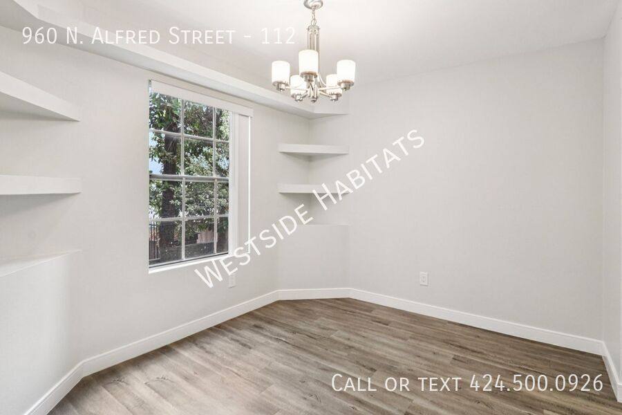 Apartment for rent at 960 N Alfred St #112, West Hollywood, CA 90069