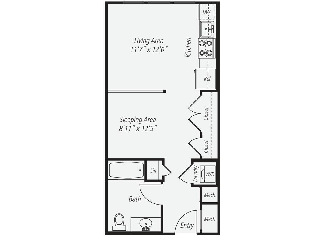 Apartment for rent at 333 Great River Rd #1-550, Somerville, MA 02145