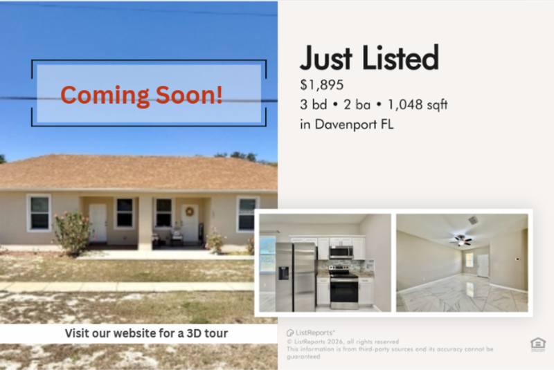 Apartment for rent at 2 W Orange St #101, Davenport, FL 33837