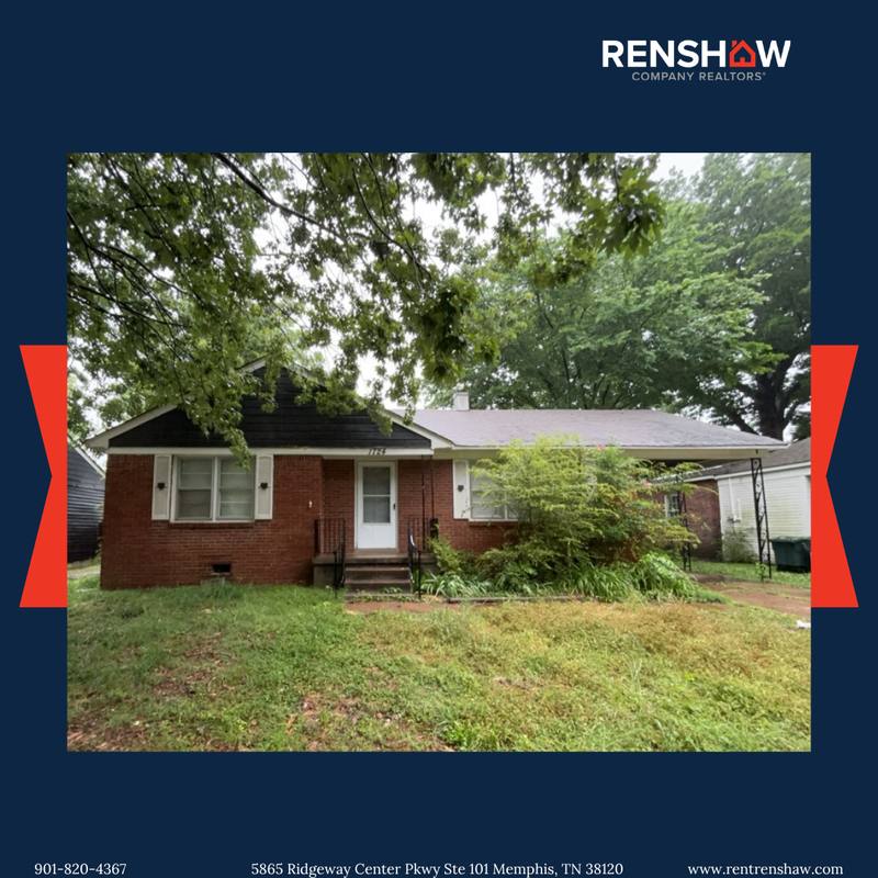 House for rent at 1724 Myrna Lane, Memphis, TN 38117