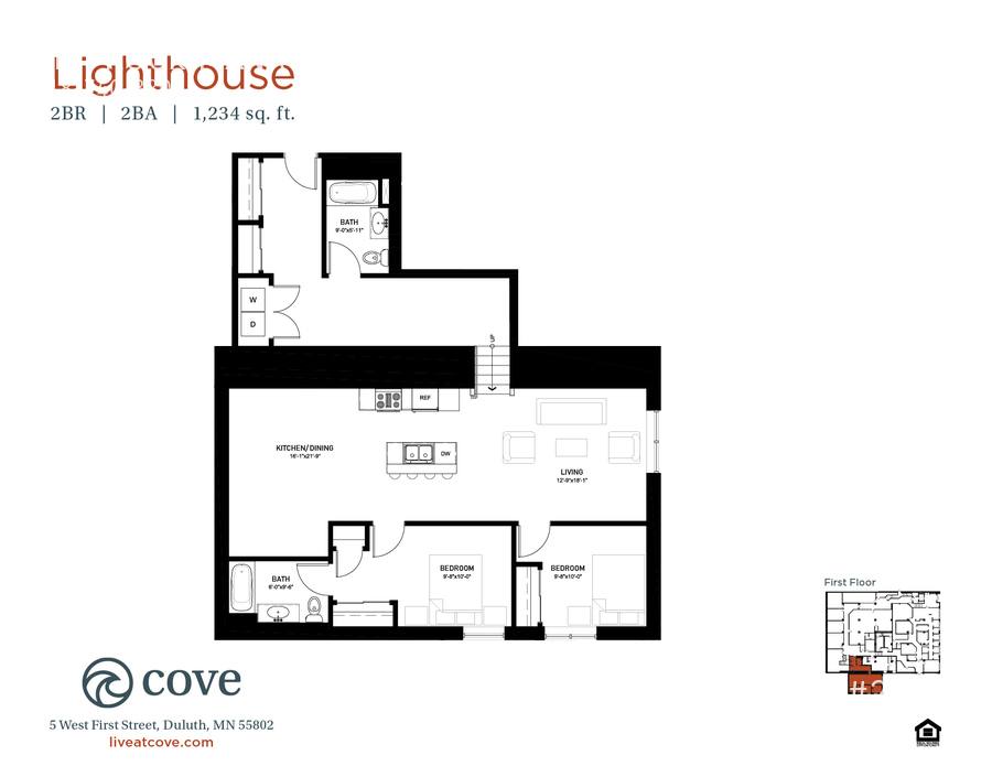 Apartment for rent at 5 W 1st St, Duluth, MN 55802