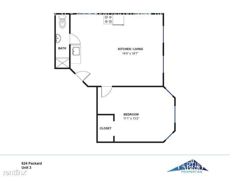 Apartment for rent at 624 Packard St #3-RENOVATED One, Ann Arbor, MI 48104