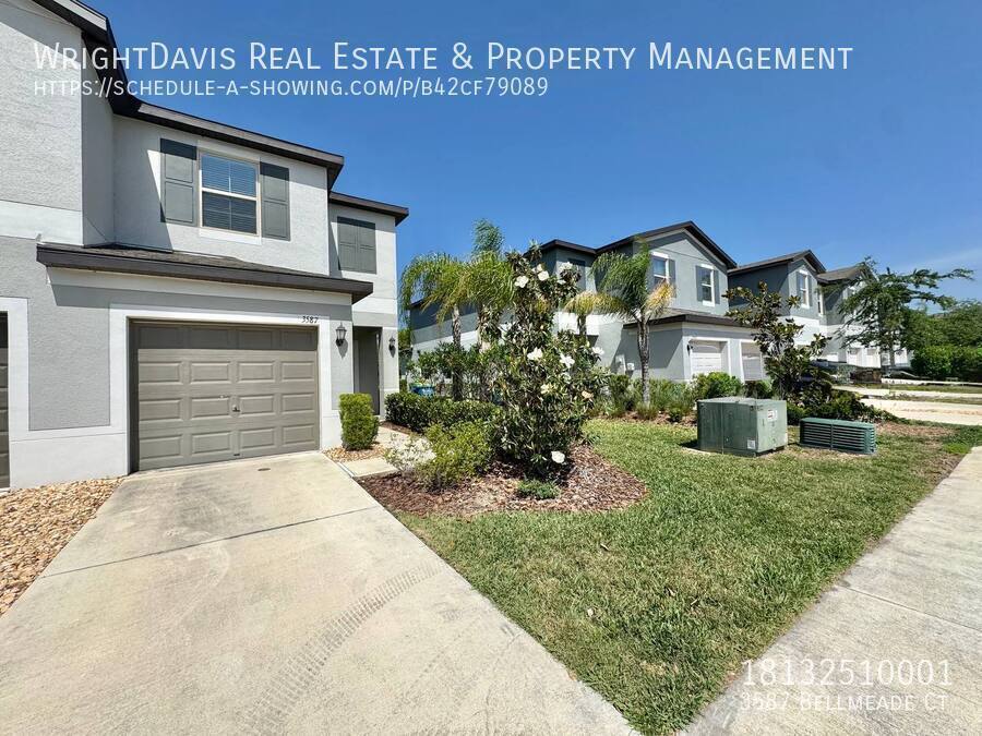 Townhouse for rent at 3587 Bellmeade Court, Wesley Chapel, FL 33543
