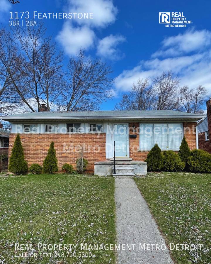 House for rent at 1173 Featherstone, Pontiac, MI 48342