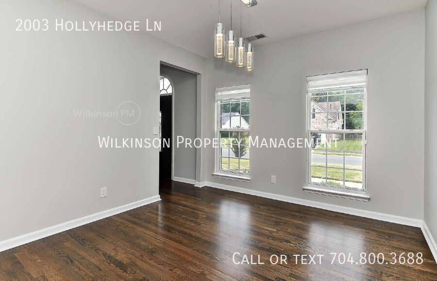 House for rent at 2003 Hollyhedge Lane, Indian Trail, NC 28079