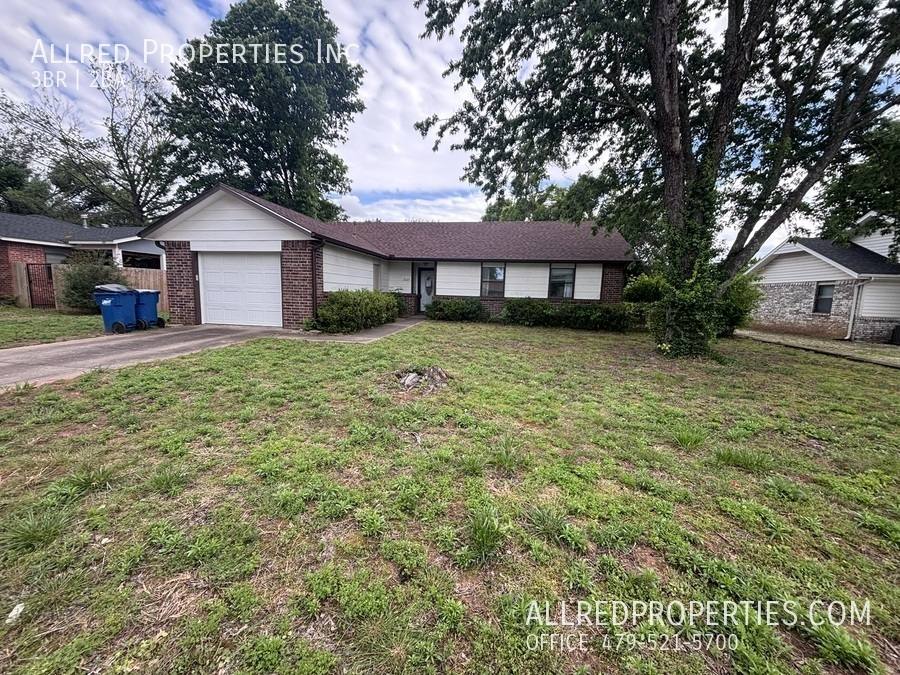 House for rent at 2607 Purdue Circle, Bentonville, AR 72712