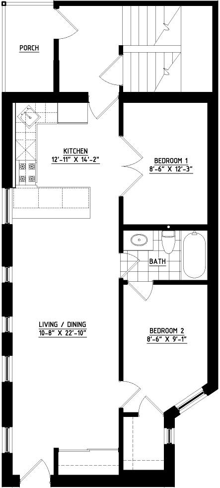Apartment for rent at 1621 N Honore St, Chicago, IL 60622