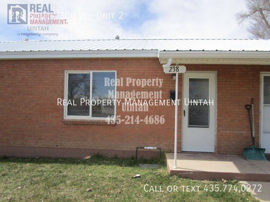 Apartment for rent at 238 S 300 W #2, Vernal, UT 84078