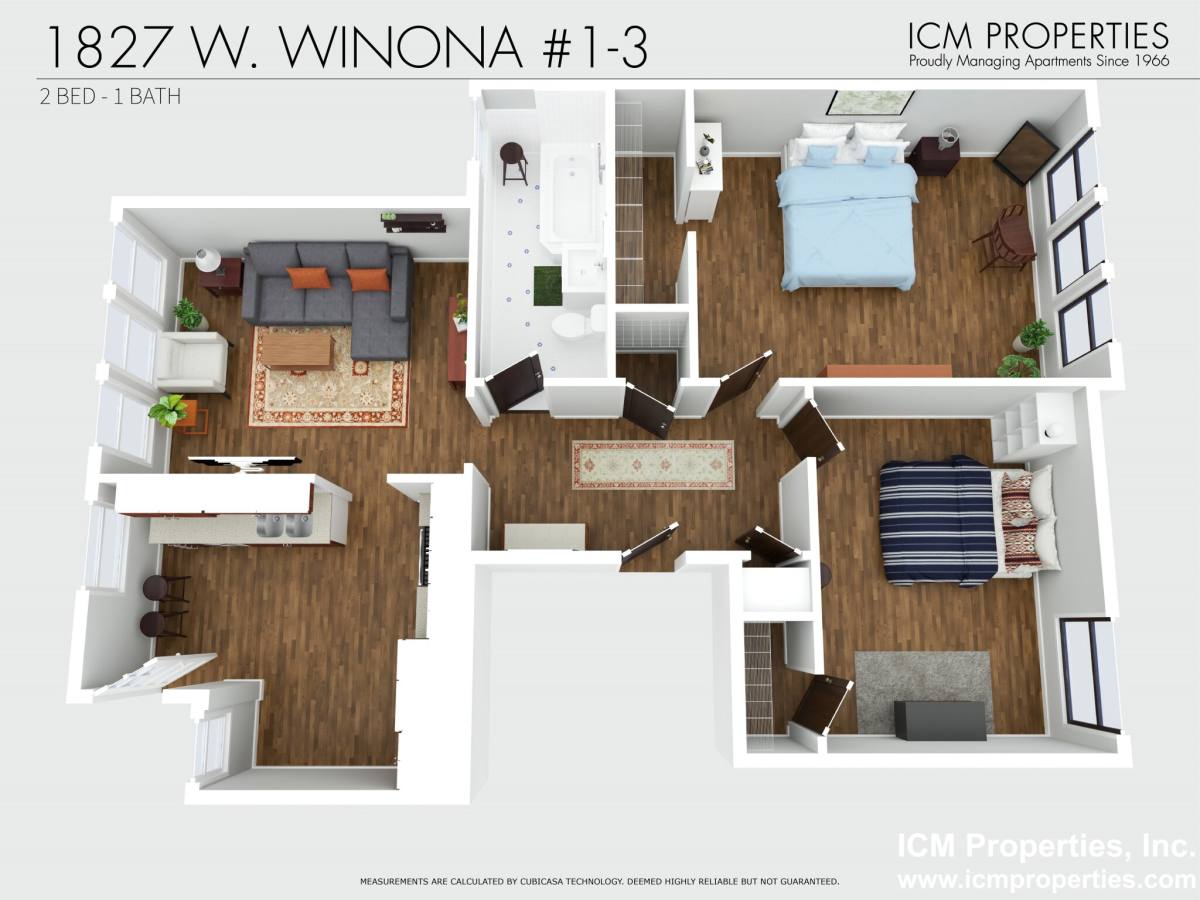 Apartment for rent at 5073 N Wolcott #2, Chicago, IL 60640