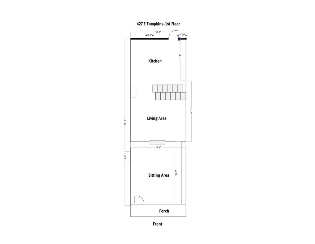 Apartment for rent at 427-429 E Tompkins St, Columbus, OH 43202