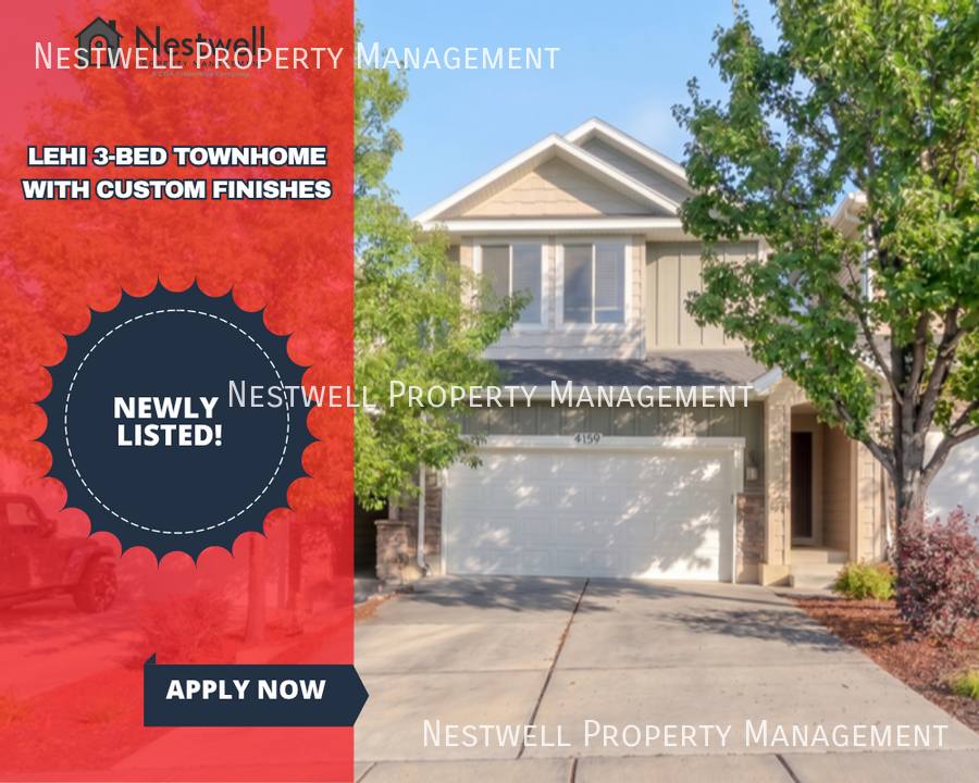 Townhouse for rent at 4159 N Fremont Dr, Lehi, UT 84043