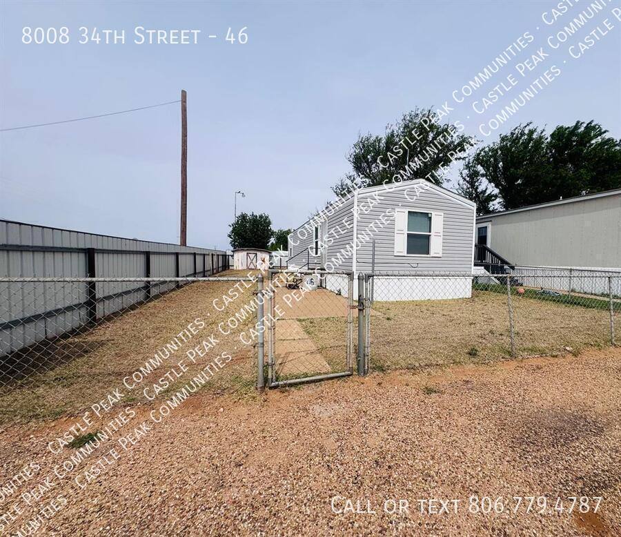 House for rent at 8008 34th St #46, Lubbock, TX 79407