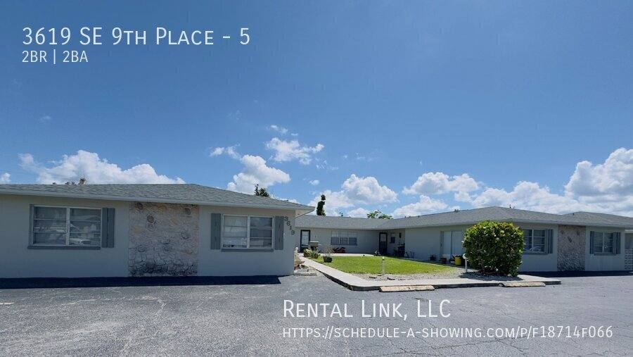 Apartment for rent at 3619 SE 9th Place #5, Cape Coral, FL 33904