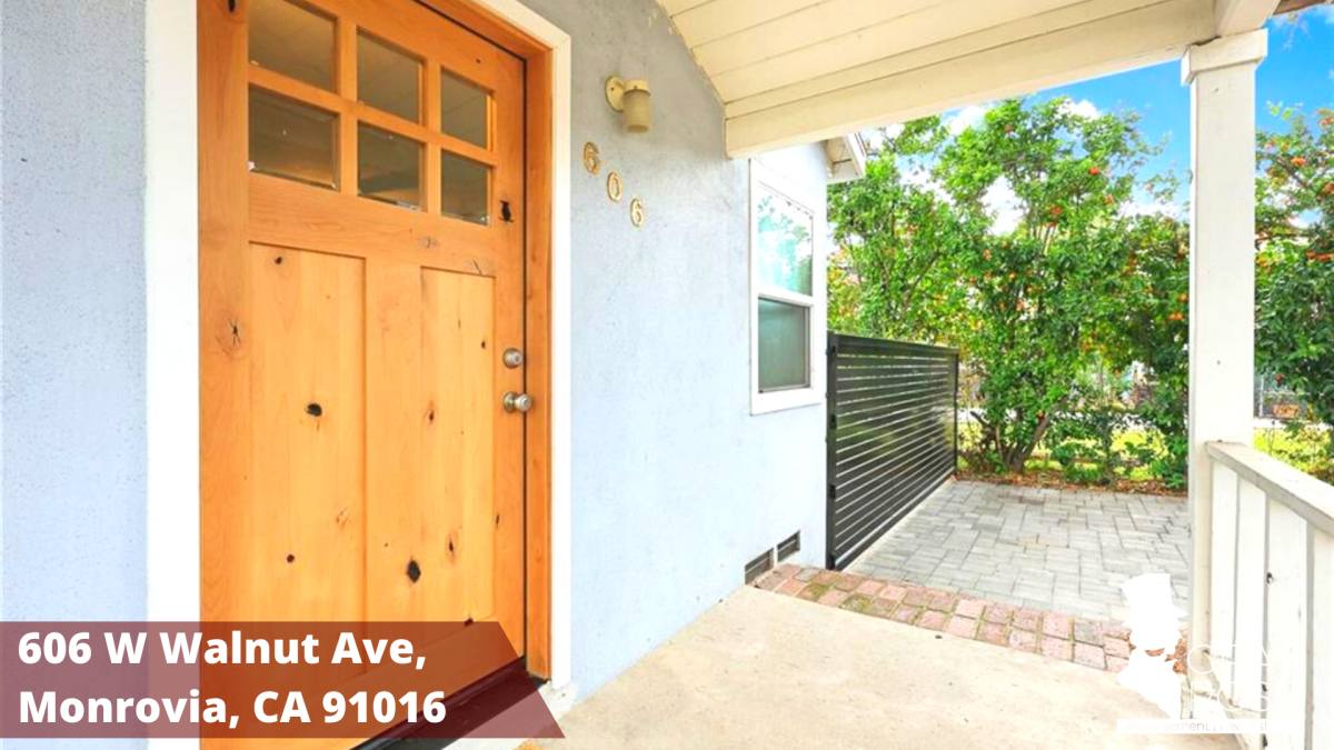 House for rent at 606 W Walnut Ave, Monrovia, CA 91016