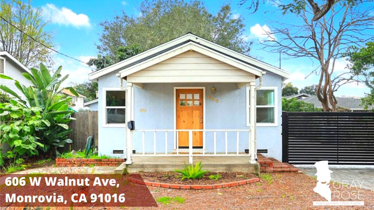 House for rent at 606 W Walnut Ave, Monrovia, CA 91016