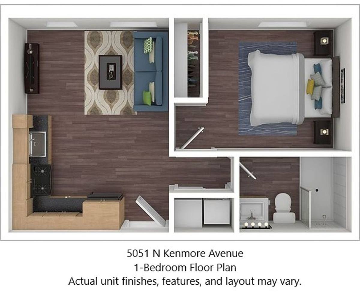 Apartment for rent at 5051 N Kenmore Ave #209, Chicago, IL 60640