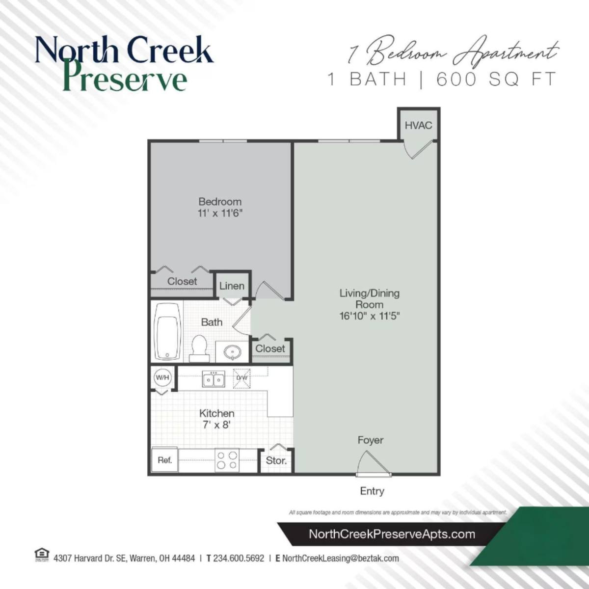Apartment for rent at 4307 Harvard Dr SE, Warren, OH 44484