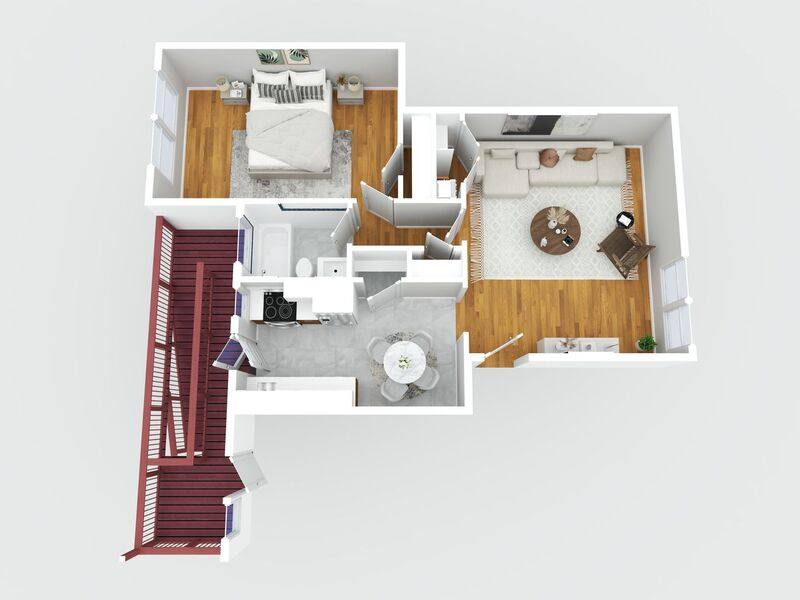 Apartment for rent at 1240-72 Hawthorne Place #C, Saint Louis, MO 63117