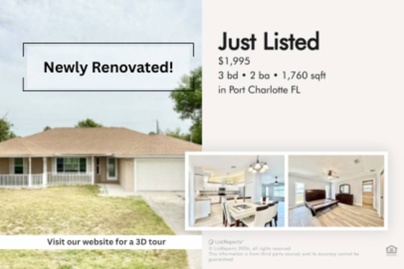 House for rent at 22148 Lockport Ave, Port Charlotte, FL 33952