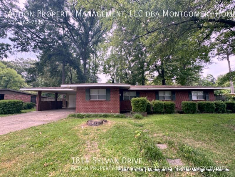 House for rent at 1814 Sylvan Dr, Montgomery, AL 36106