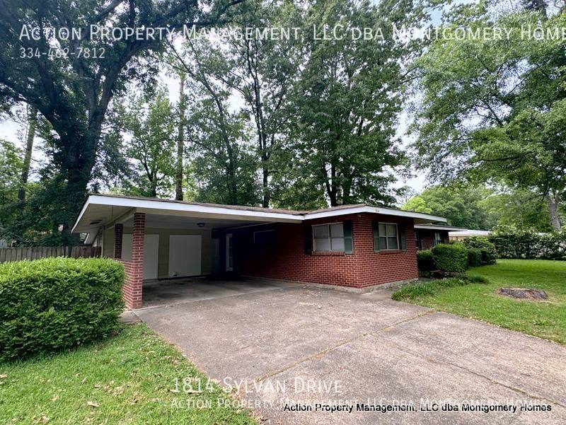 House for rent at 1814 Sylvan Dr, Montgomery, AL 36106