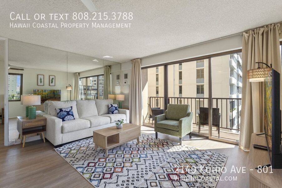 Condo for rent at 2140 Kuhio Ave #801, Honolulu, HI 96815