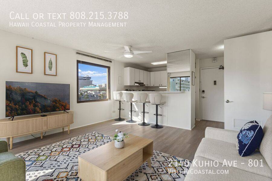 Condo for rent at 2140 Kuhio Ave #801, Honolulu, HI 96815