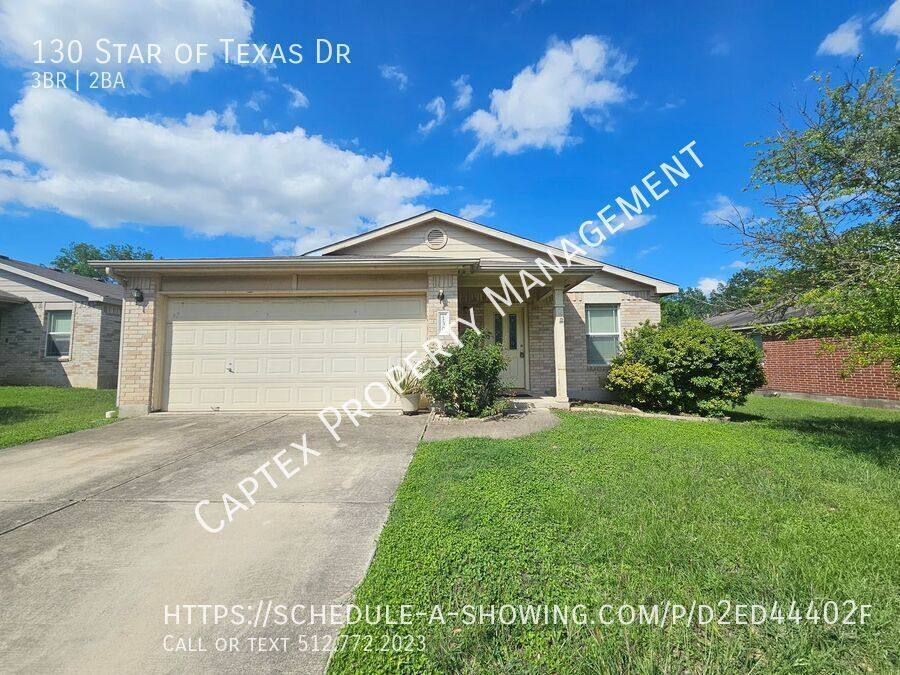 House for rent at 130 Star of Texas Dr, Kyle, TX 78640