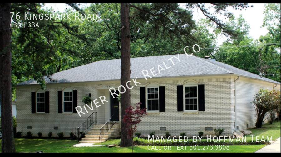House for rent at 76 Kingspark Rd, Little Rock, AR 72227
