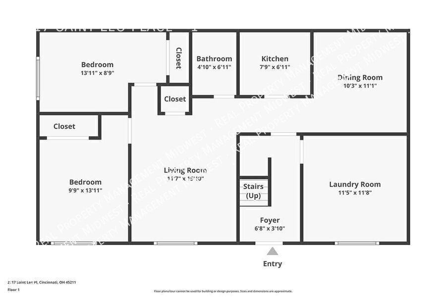 Apartment for rent at 2117 Saint Leo Place #1, Cincinnati, OH 45211