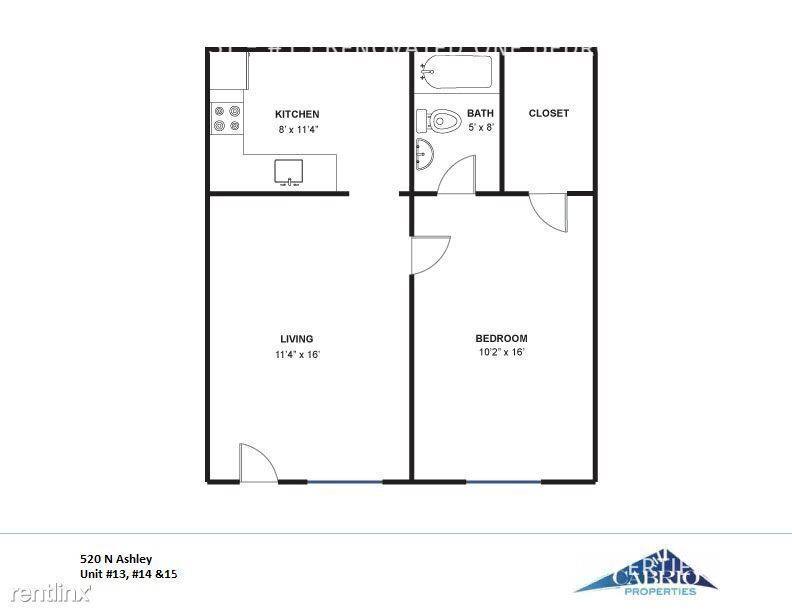 Townhouse for rent at 520 N Ashley St #13, Ann Arbor, MI 48103