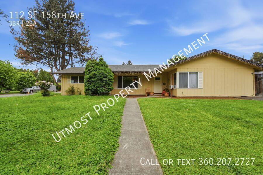 House for rent at 112 SE 158th Ave, Vancouver, WA 98684