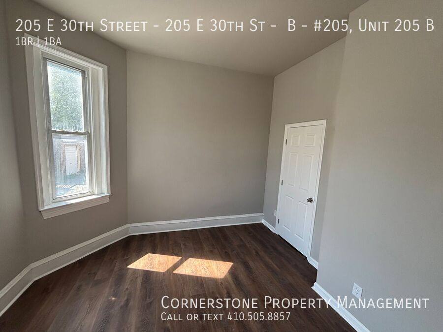 Apartment for rent at 205 E 30th St - B #205, Baltimore, MD 21218