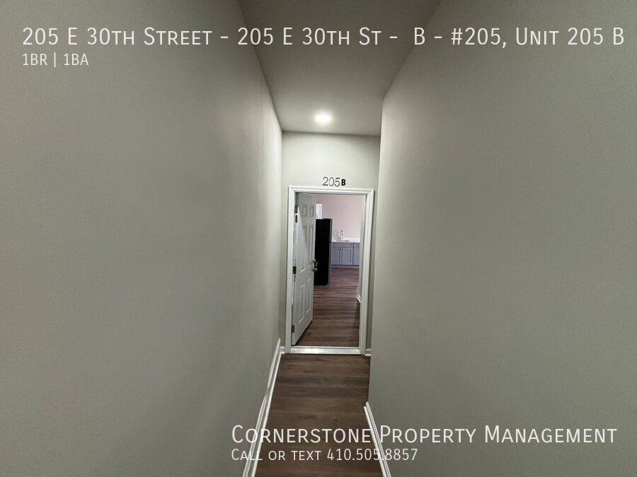 Apartment for rent at 205 E 30th St - B #205, Baltimore, MD 21218