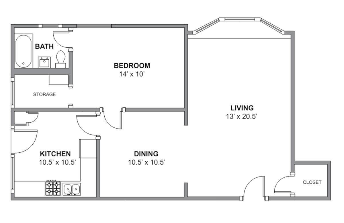 Apartment for rent at 439 Wmelrose St, Chicago, IL 60657