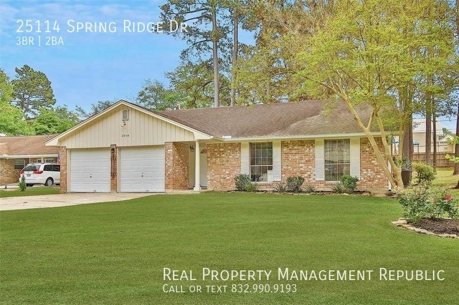 House for rent at 25114 Spring Ridge Dr, Spring, TX 77386