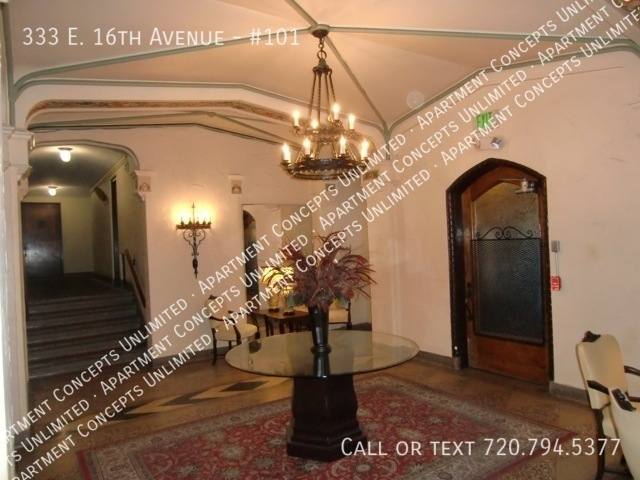 Apartment for rent at 333 E 16th Ave #101, Denver, CO 80203