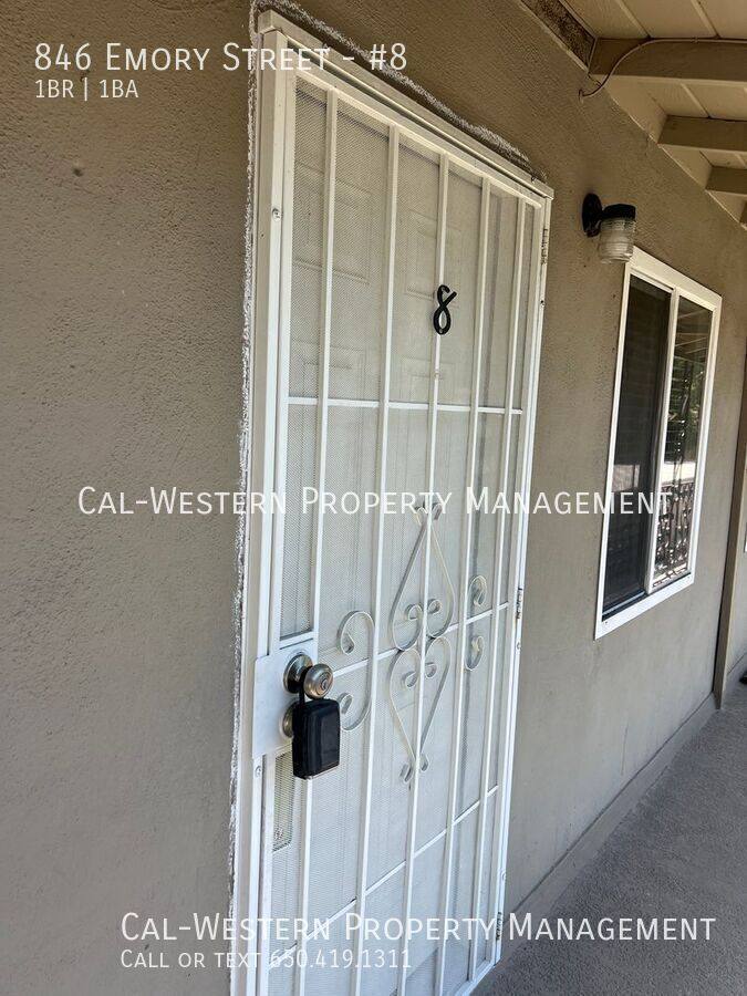 Apartment for rent at 846 Emory St #8, San Jose, CA 95126