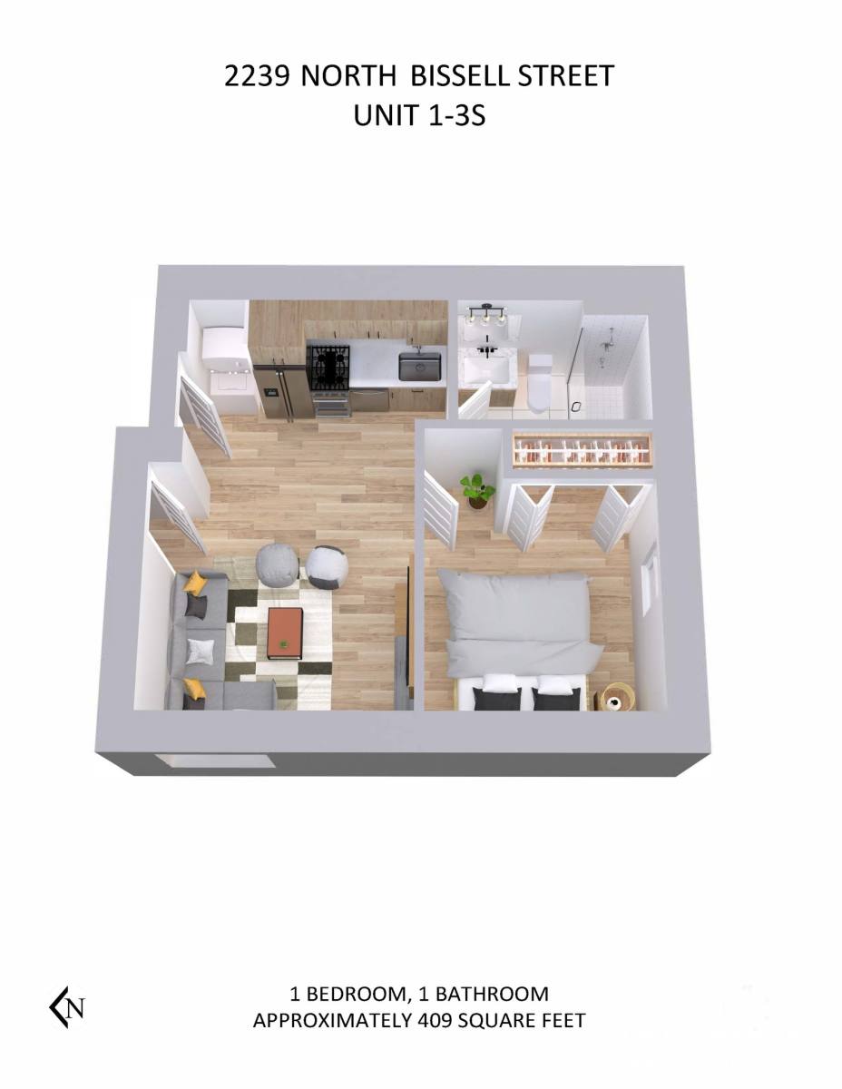 Apartment for rent at 2237 N Bissell St #2239-1S Fp, Chicago, IL 60614