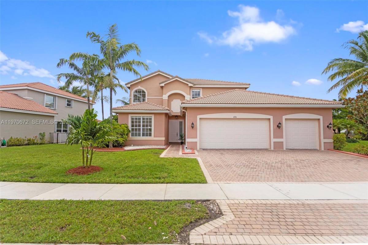 House for rent at 4116 SW 179th Way, Hollywood, FL 33029