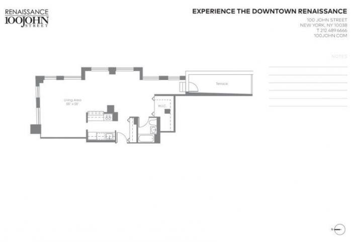Apartment for rent at 100 John St #3202, New York, NY 10038