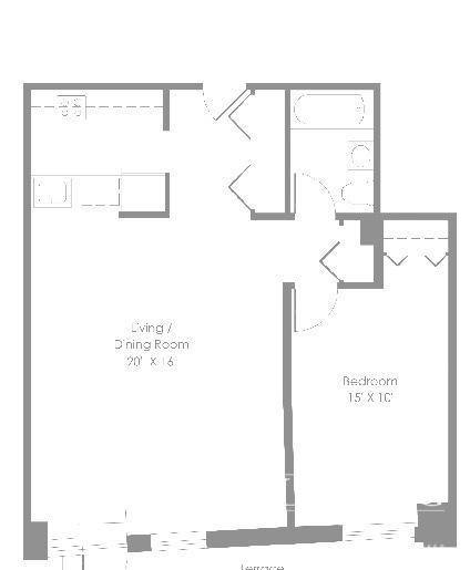 Apartment for rent at 100 John St #18K, New York, NY 10038