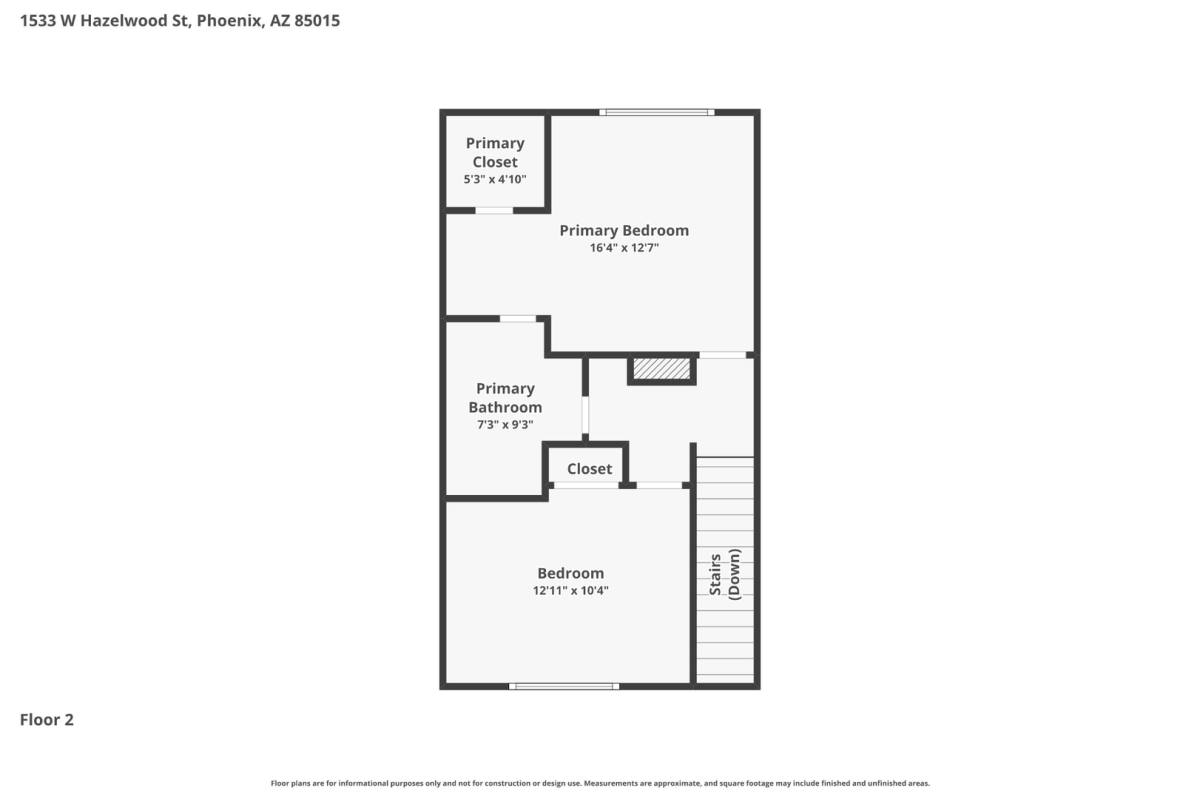 Townhouse for rent at 1533 W Hazelwood St, Phoenix, AZ 85015