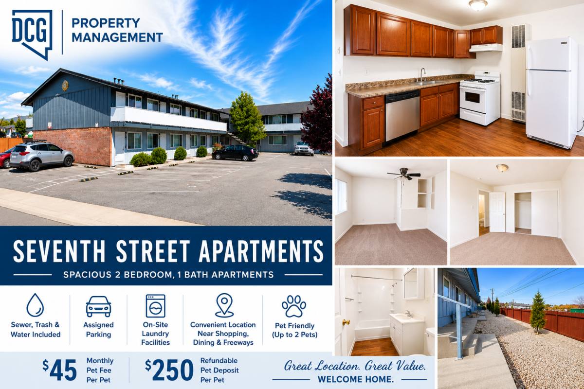 Apartment for rent at 1385-1445 W 7th St, Reno, NV 89503