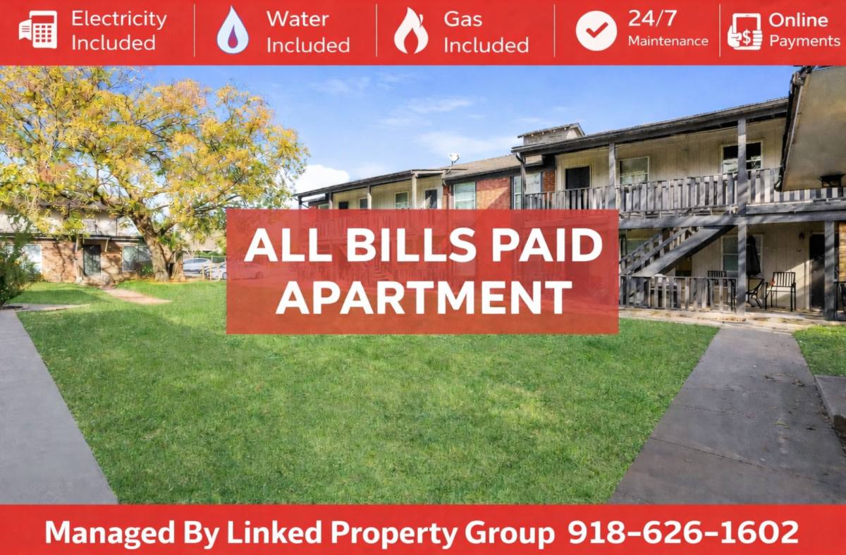Apartment for rent at 6330 E Seventh St, Tulsa, OK 74112