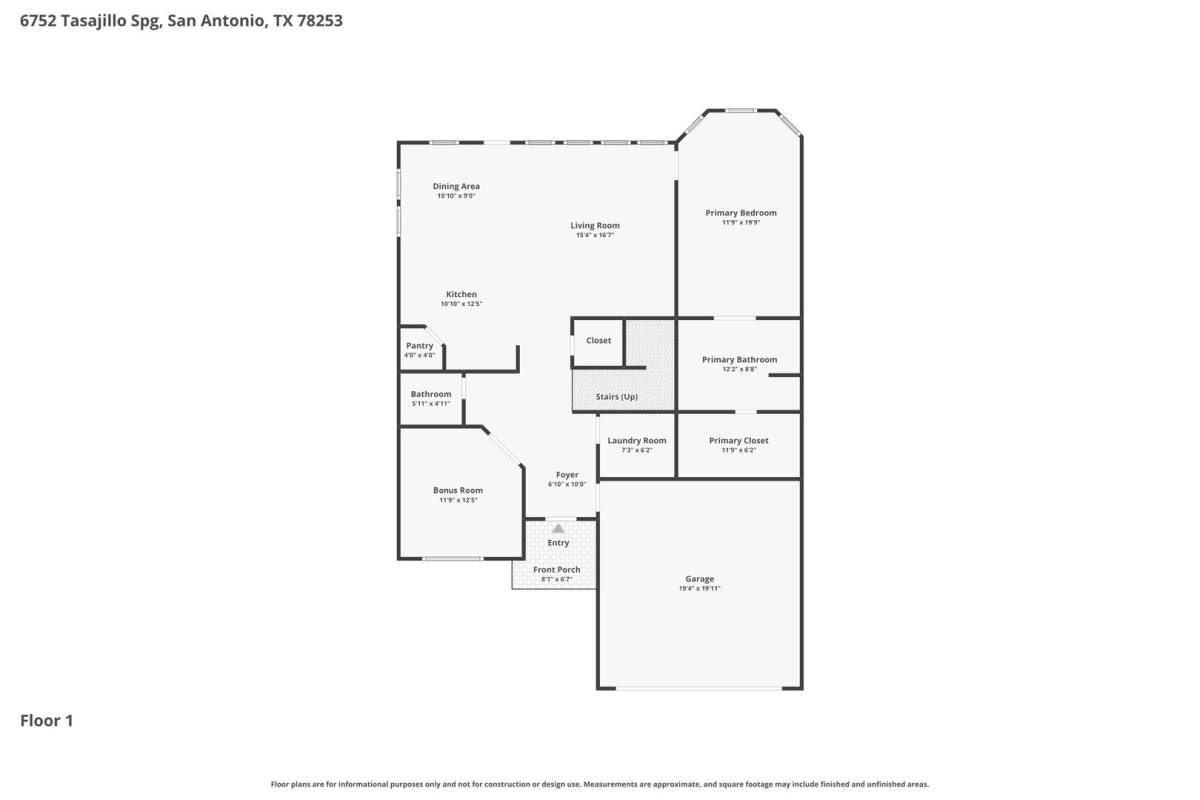 Townhouse for rent at 6752 Tasajillo Spring, San Antonio, TX 78253