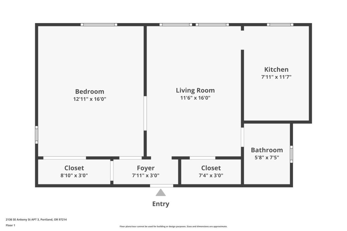 Apartment for rent at 2136 SE Ankeny St, Portland, OR 97214