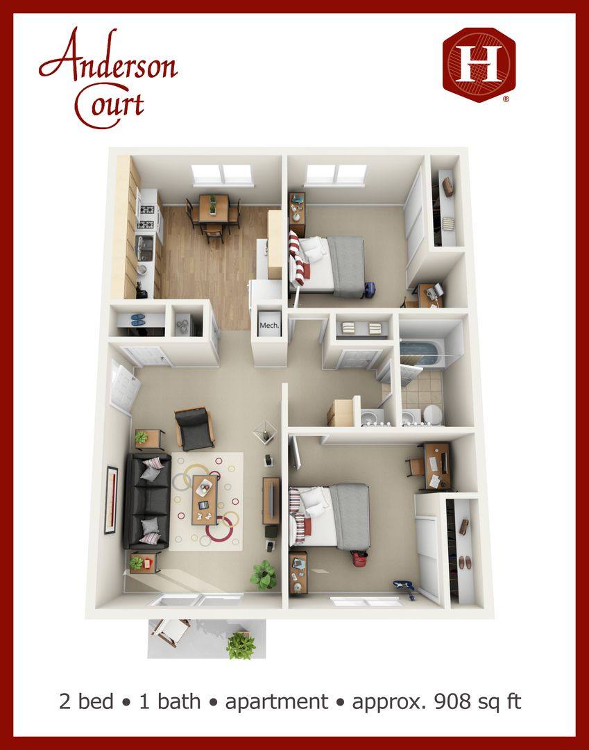 Apartment for rent at 1905 Anderson Rd, Davis, CA 95616