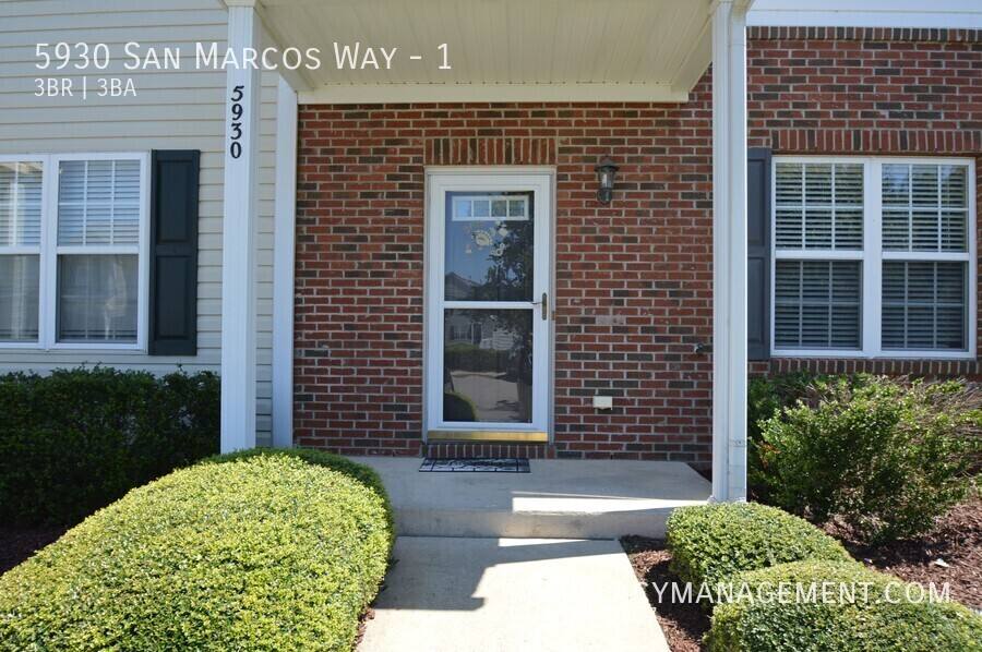 Townhouse for rent at 5930 San Marcos Way #1, Raleigh, NC 27616